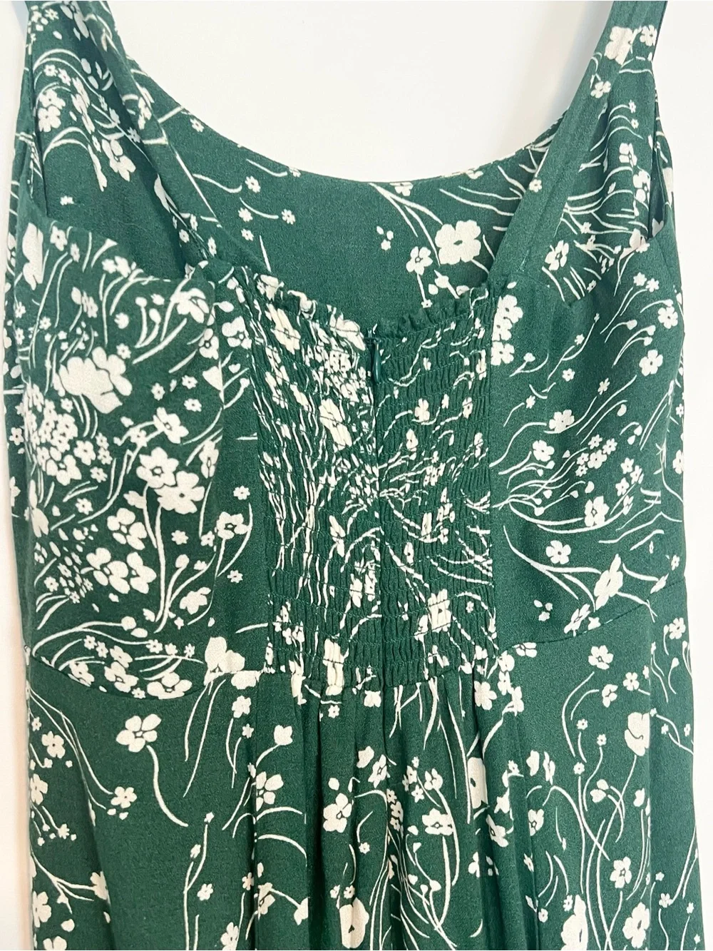 Reformation Tempest Floral Mini Dress Green Size 2 - Picture 9 of 11